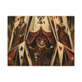 Playing Cards Tent Wall Art Canvas 24×36 Art Deco Bar Area Decor Maximalist Print