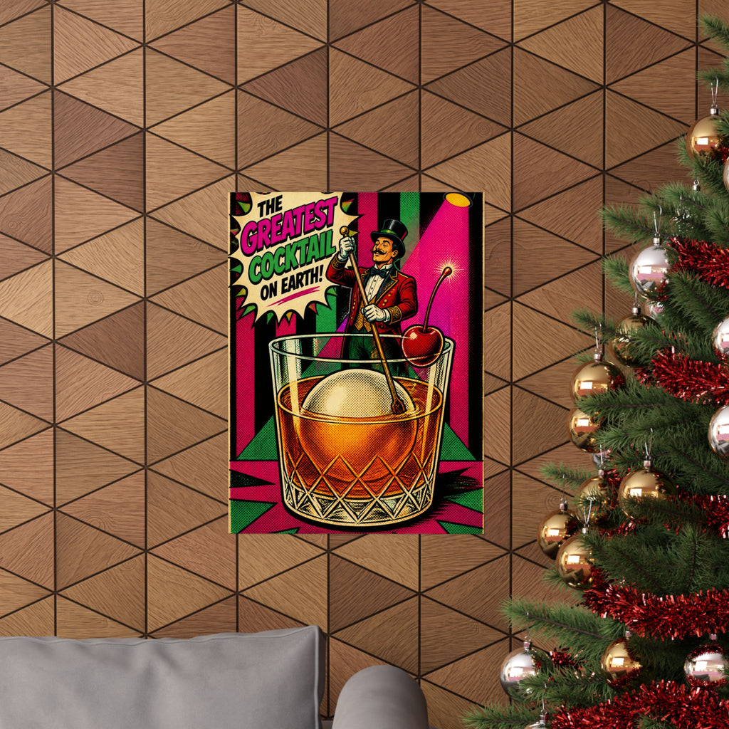 Old Fashioned Ringmaster Wall Art Poster 18×24 Pop Art Living Room Decor Maximalist Print