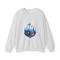 Matching Couple Sweatshirt - Coral Reef & Deep Sea Matching Couple Crewneck Sweatshirt Geometric Art His Hers Couple Gift - Design B