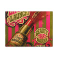 Lipstick Cannon Wall Art Canvas 16×20 Psychedelic Cafe Decor Maximalist Print