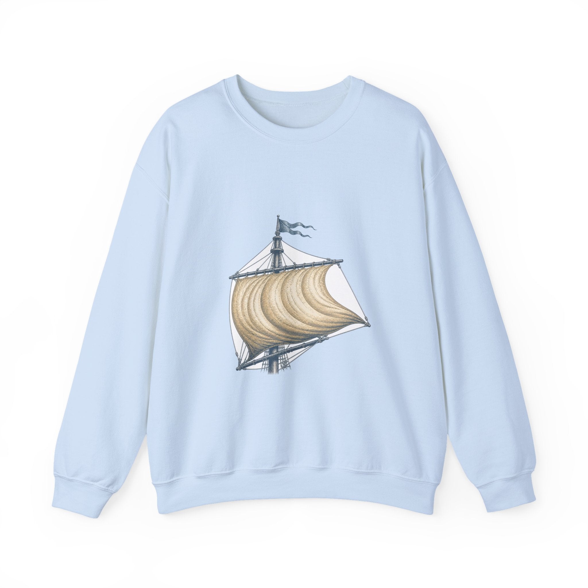 Matching Couple Sweatshirt - Anchor & Sail Matching Couple Premium Fleece Sweatshirt Vintage Art His Hers Honeymoon Gift - Design B