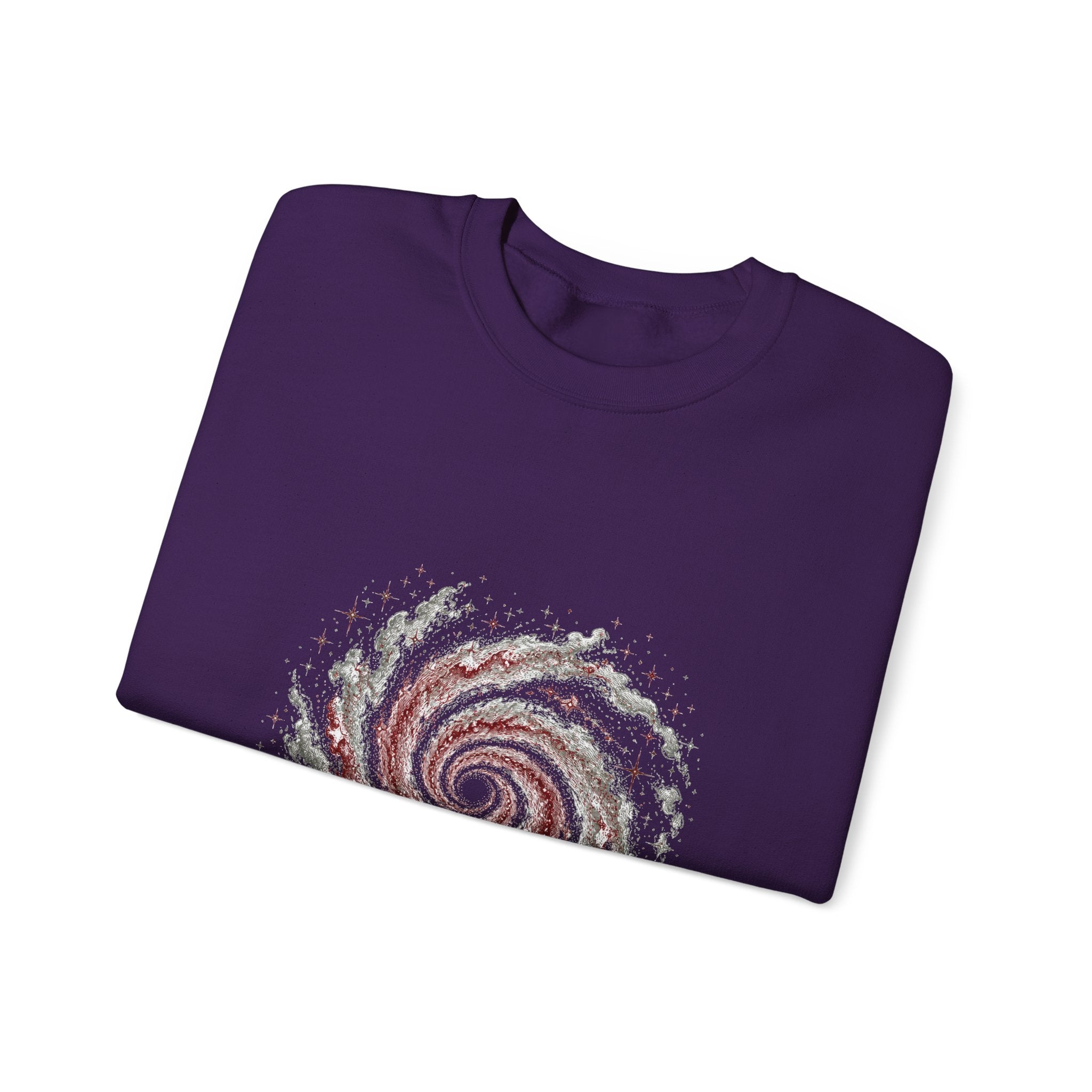 Matching Couple Sweatshirt - Galaxy & Supernova Matching Couple Premium Fleece Sweatshirt Hand-Drawn Art His Hers Anniversary Gift - Design A