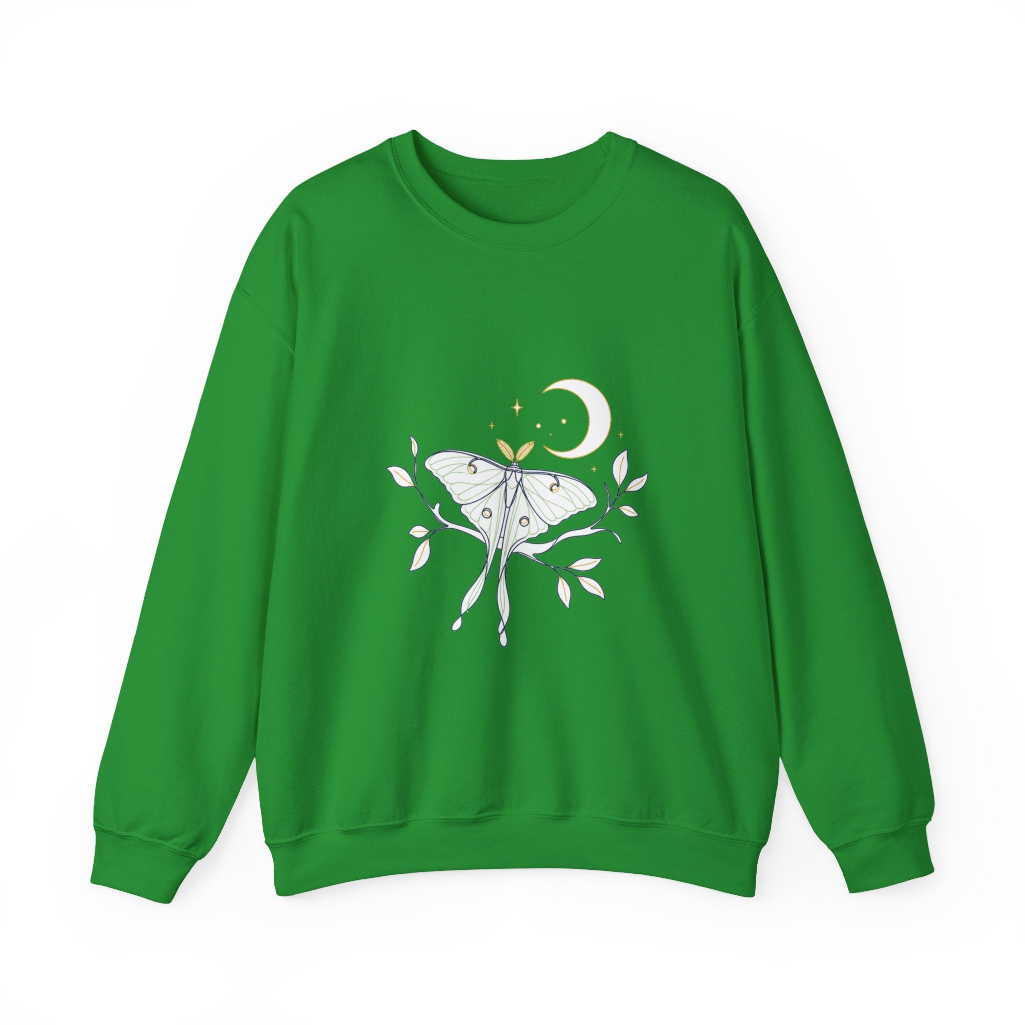 Matching Couple Sweatshirt - Butterfly & Moth Matching Couple Premium Fleece Sweatshirt Minimalist Art His Hers Christmas Gift - Design B