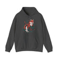 Matching Couple Sweatshirt - Fox & Rabbit Matching Couple Hooded Sweatshirt Geometric Art His Hers Couple Gift - Design A