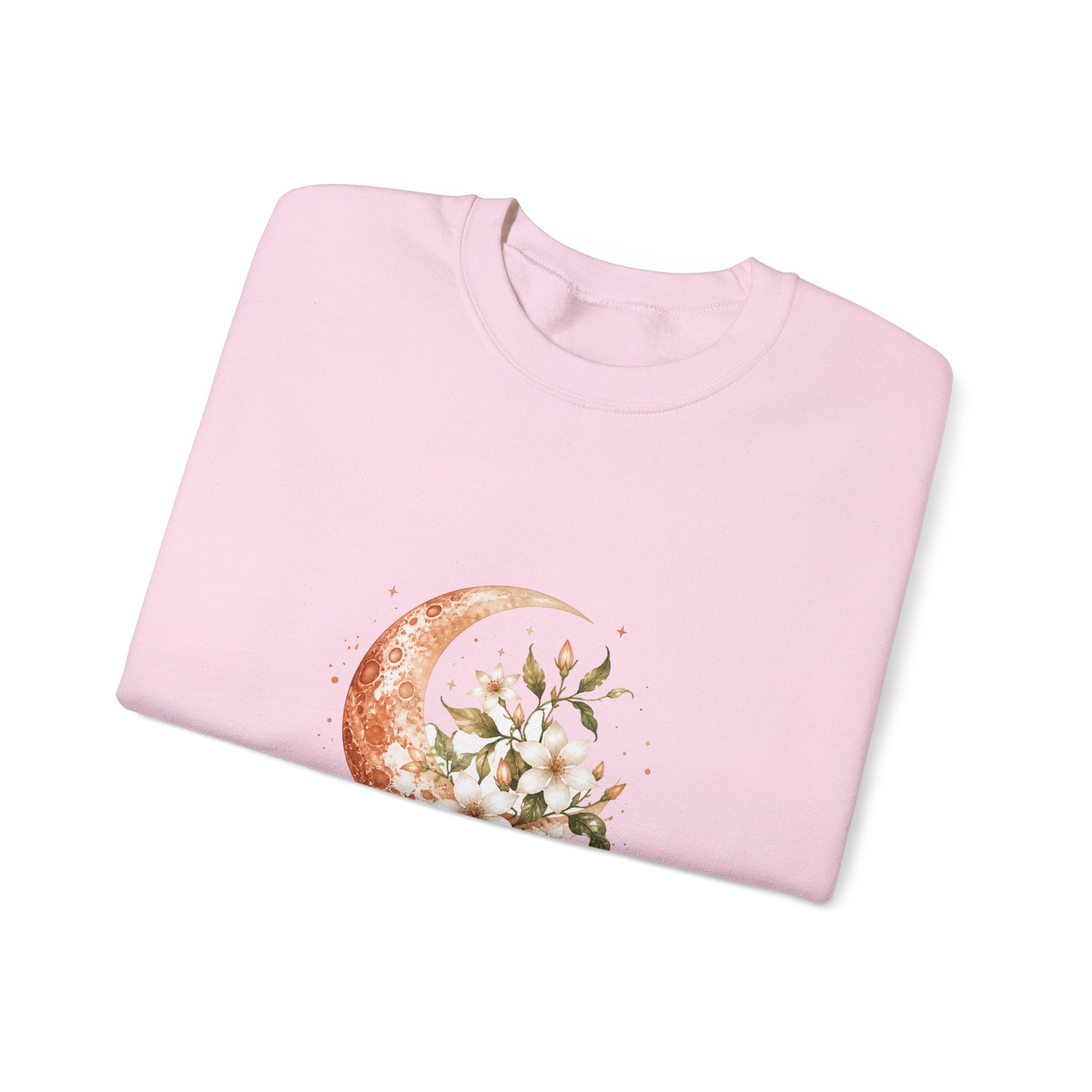 Matching Couple Sweatshirt - Sun & Moon Matching Couple Comfort Colors Crew Watercolor Art His Hers Birthday Gift - Design A