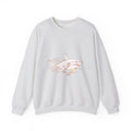 Matching Couple Sweatshirt - Shark & Dolphin Matching Couple Crewneck Sweatshirt Minimalist Art His Hers Valentine Gift - Design A