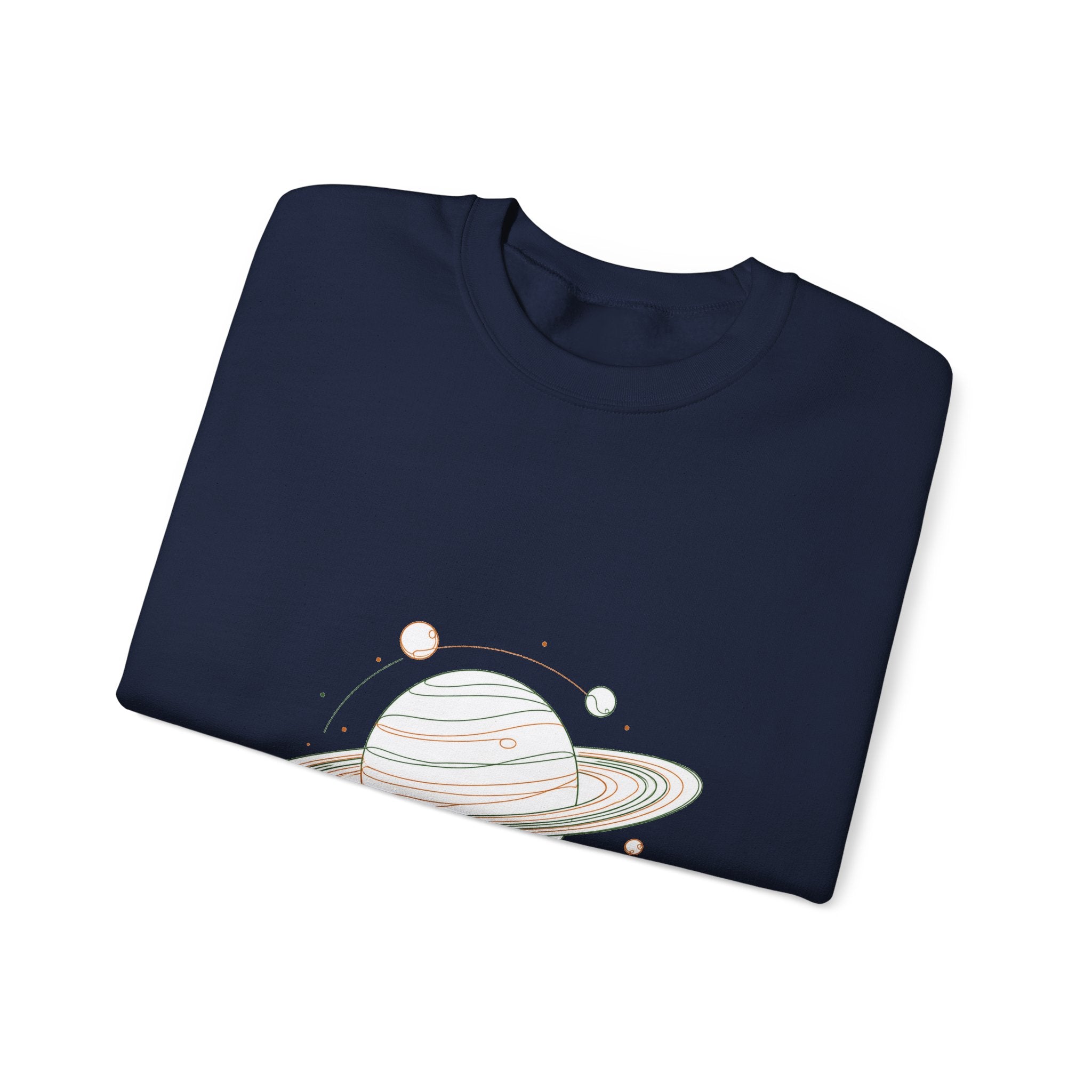 Matching Couple Sweatshirt - Saturn & Jupiter Matching Couple Comfort Colors Crew Minimalist Art His Hers Christmas Gift - Design A