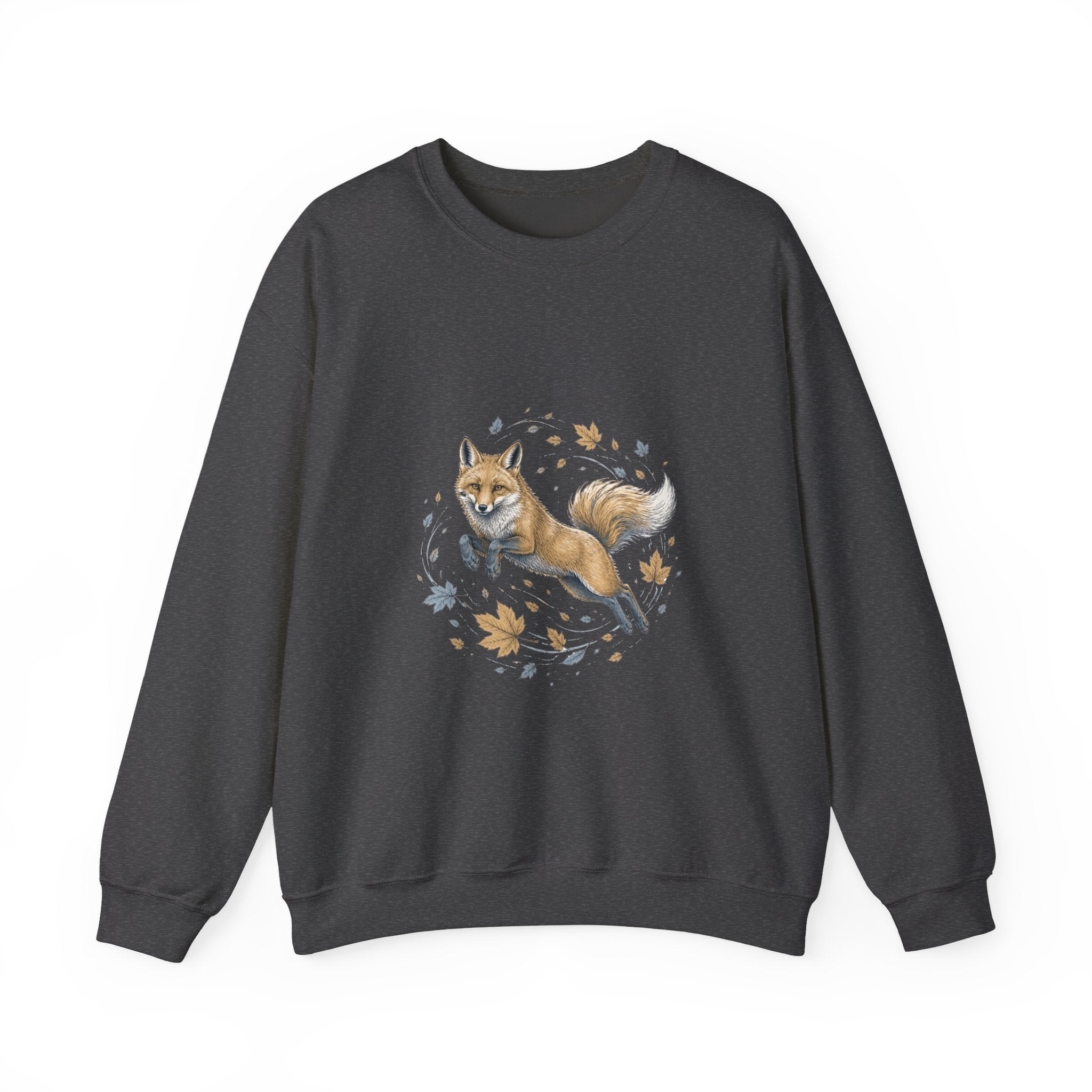 Matching Couple Sweatshirt - Fox & Rabbit Matching Couple Crewneck Sweatshirt Hand-Drawn Art His Hers Best Friend Gift - Design A
