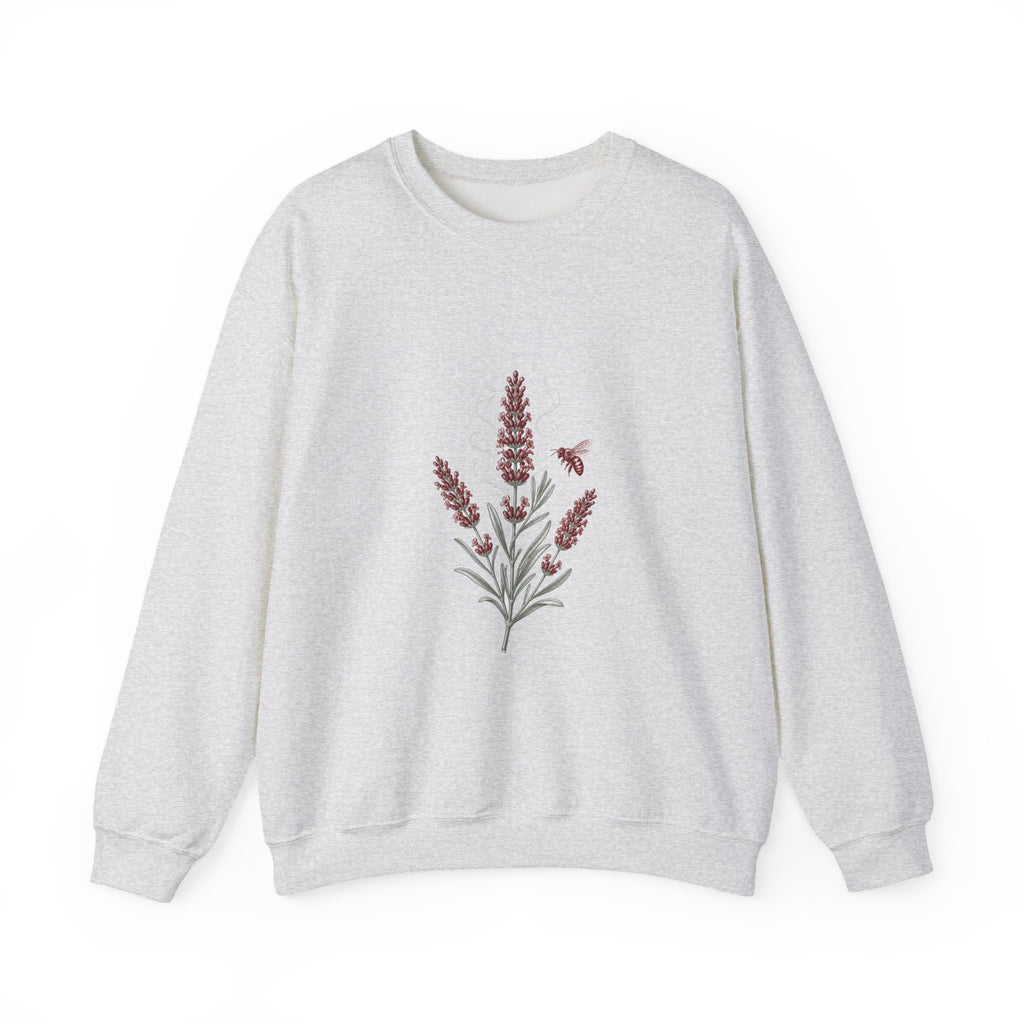 Matching Couple Sweatshirt - Lavender & Thistle Matching Couple Premium Fleece Sweatshirt Vintage Art His Hers Honeymoon Gift - Design A