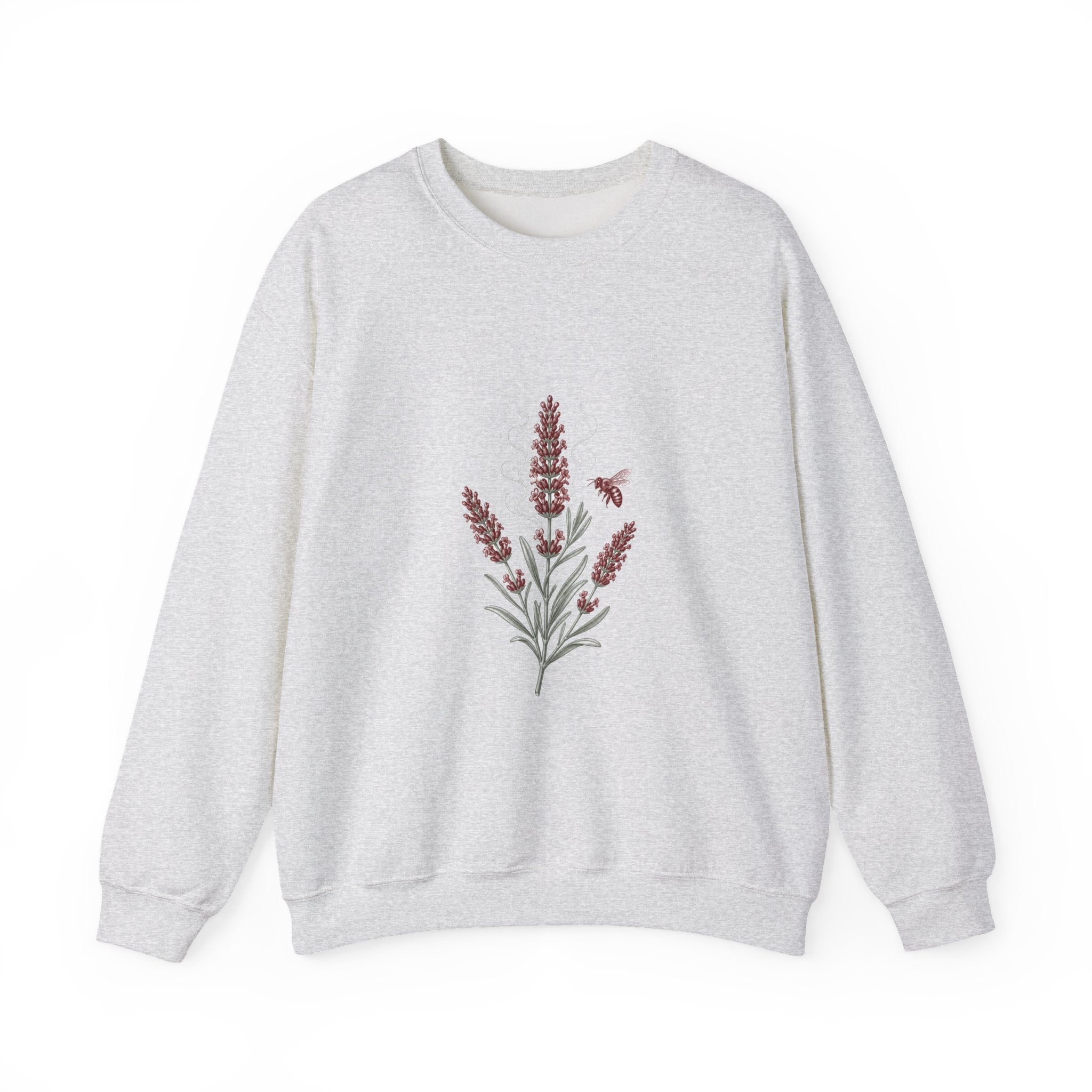 Matching Couple Sweatshirt - Lavender & Thistle Matching Couple Premium Fleece Sweatshirt Vintage Art His Hers Honeymoon Gift - Design A