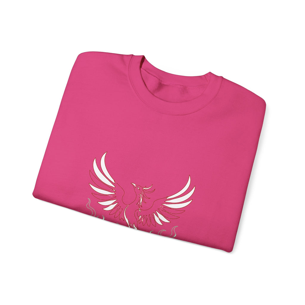 Matching Couple Sweatshirt - Dragon & Phoenix Matching Couple Crewneck Sweatshirt Minimalist Art His Hers Valentine Gift - Design B