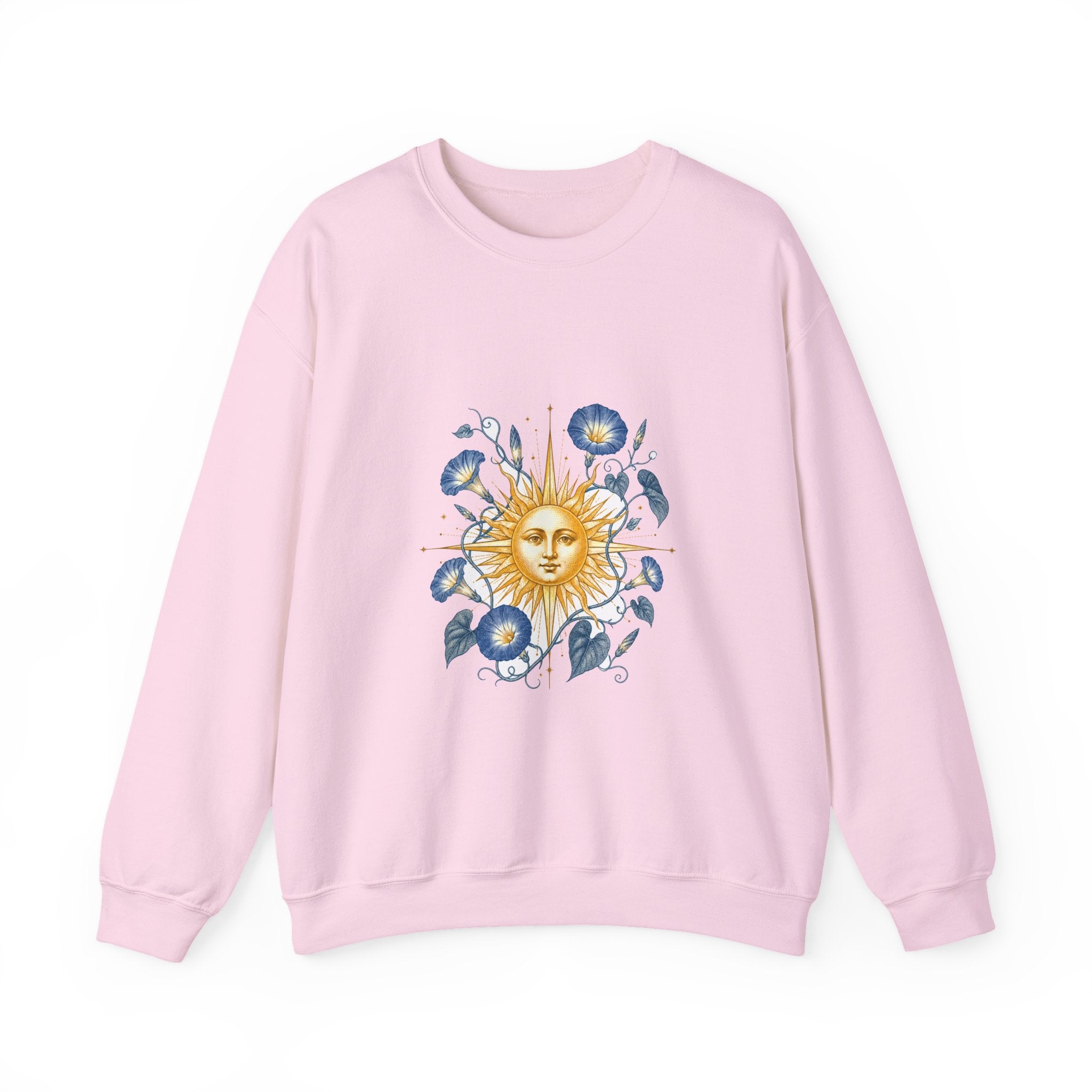 Matching Couple Sweatshirt - Sun & Moon Matching Couple Comfort Colors Crew Vintage Art His Hers Honeymoon Gift - Design B