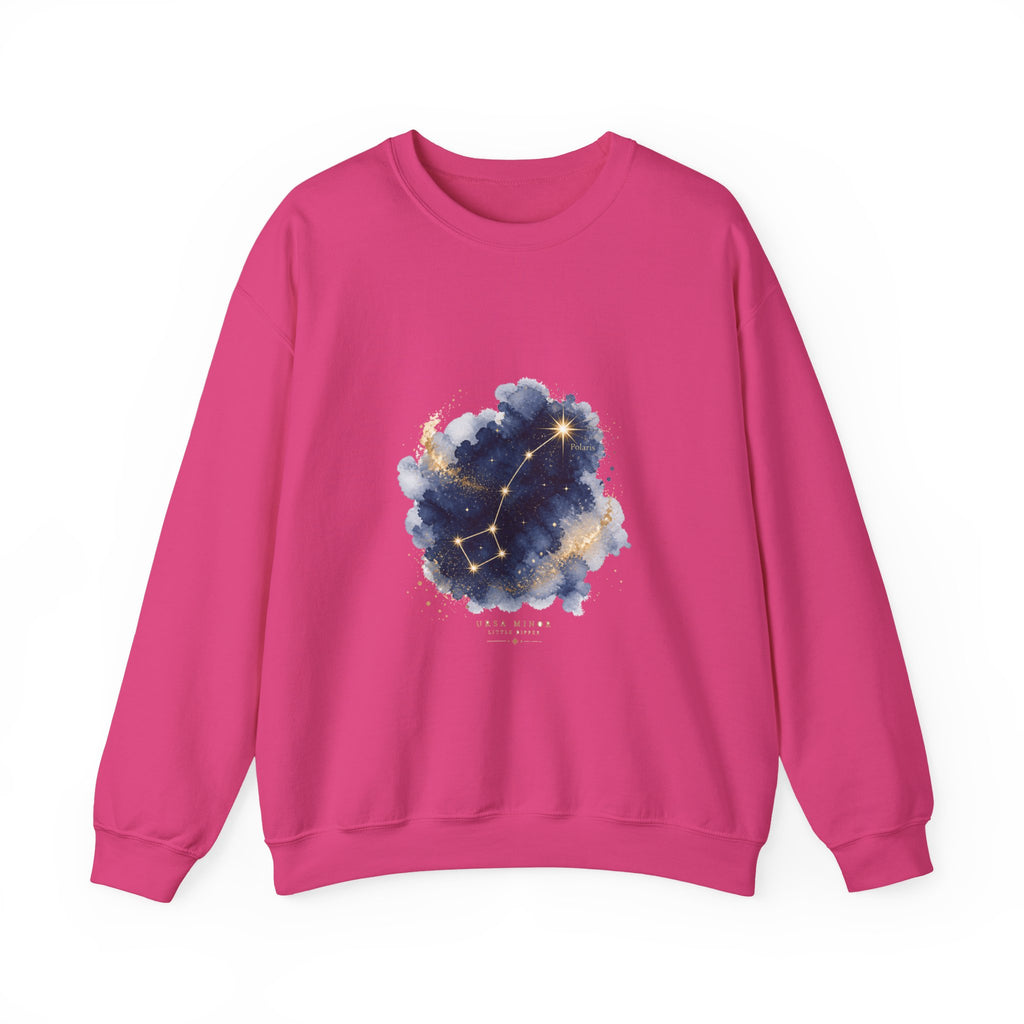 Matching Couple Sweatshirt - Big & Little Dipper Matching Couple Comfort Colors Crew Watercolor Art His Hers Birthday Gift - Design B