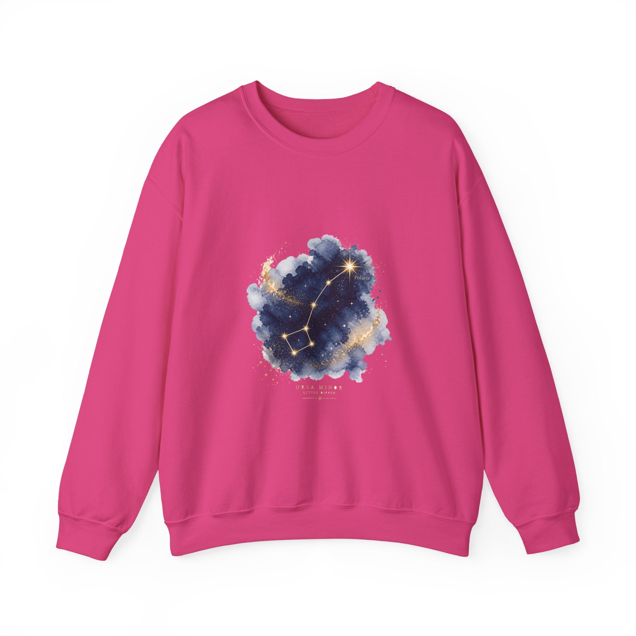 Matching Couple Sweatshirt - Big & Little Dipper Matching Couple Comfort Colors Crew Watercolor Art His Hers Birthday Gift - Design B