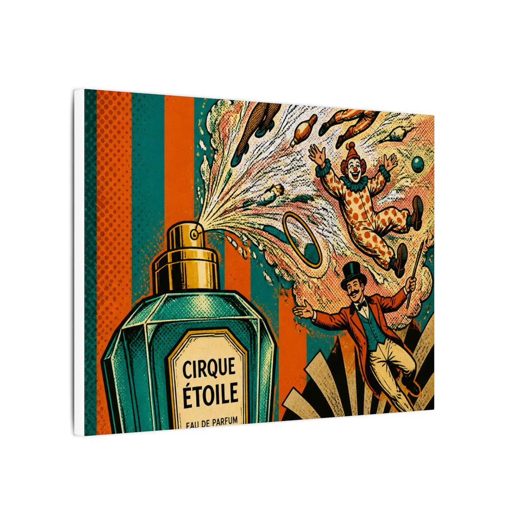 Perfume Bottle Fountain Wall Art Canvas 16×20 Pop Art Living Room Decor Maximalist Print