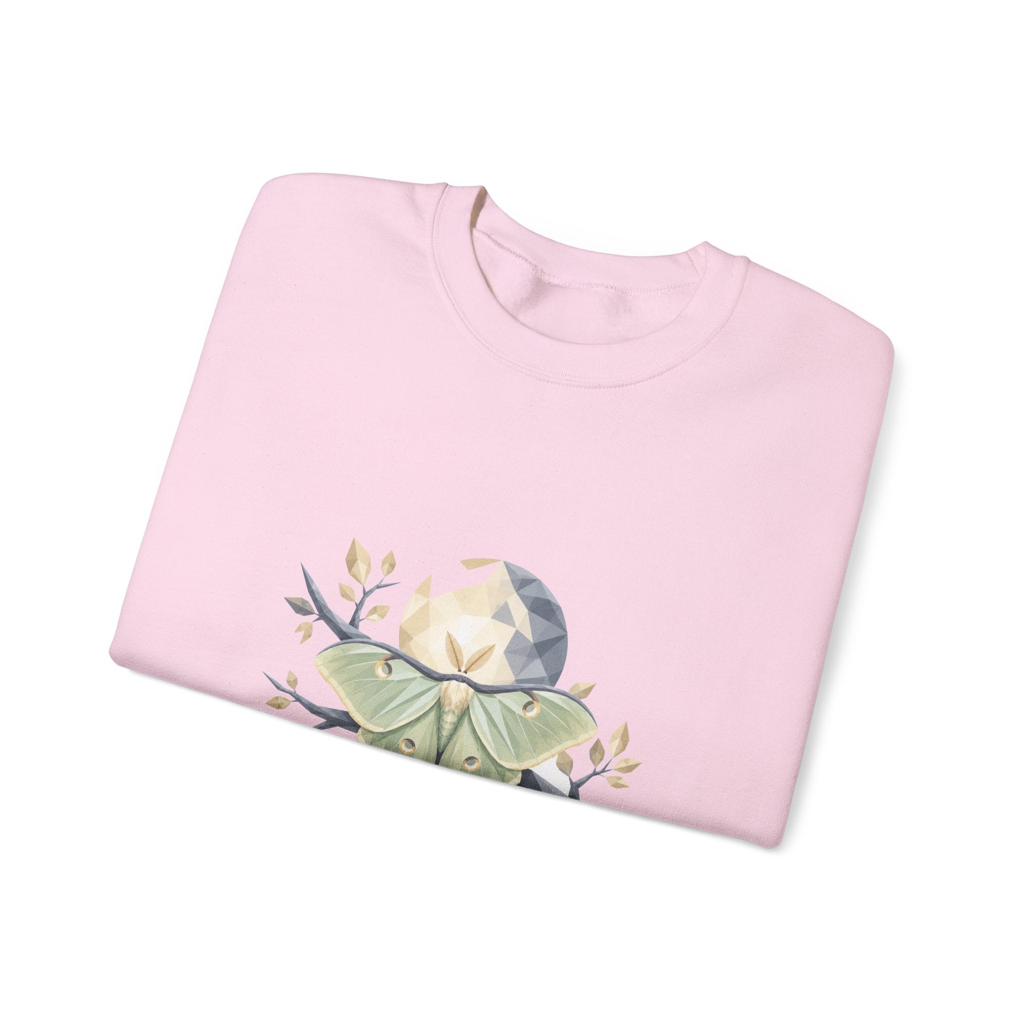 Matching Couple Sweatshirt - Butterfly & Moth Matching Couple Premium Fleece Sweatshirt Geometric Art His Hers Love Gift - Design B