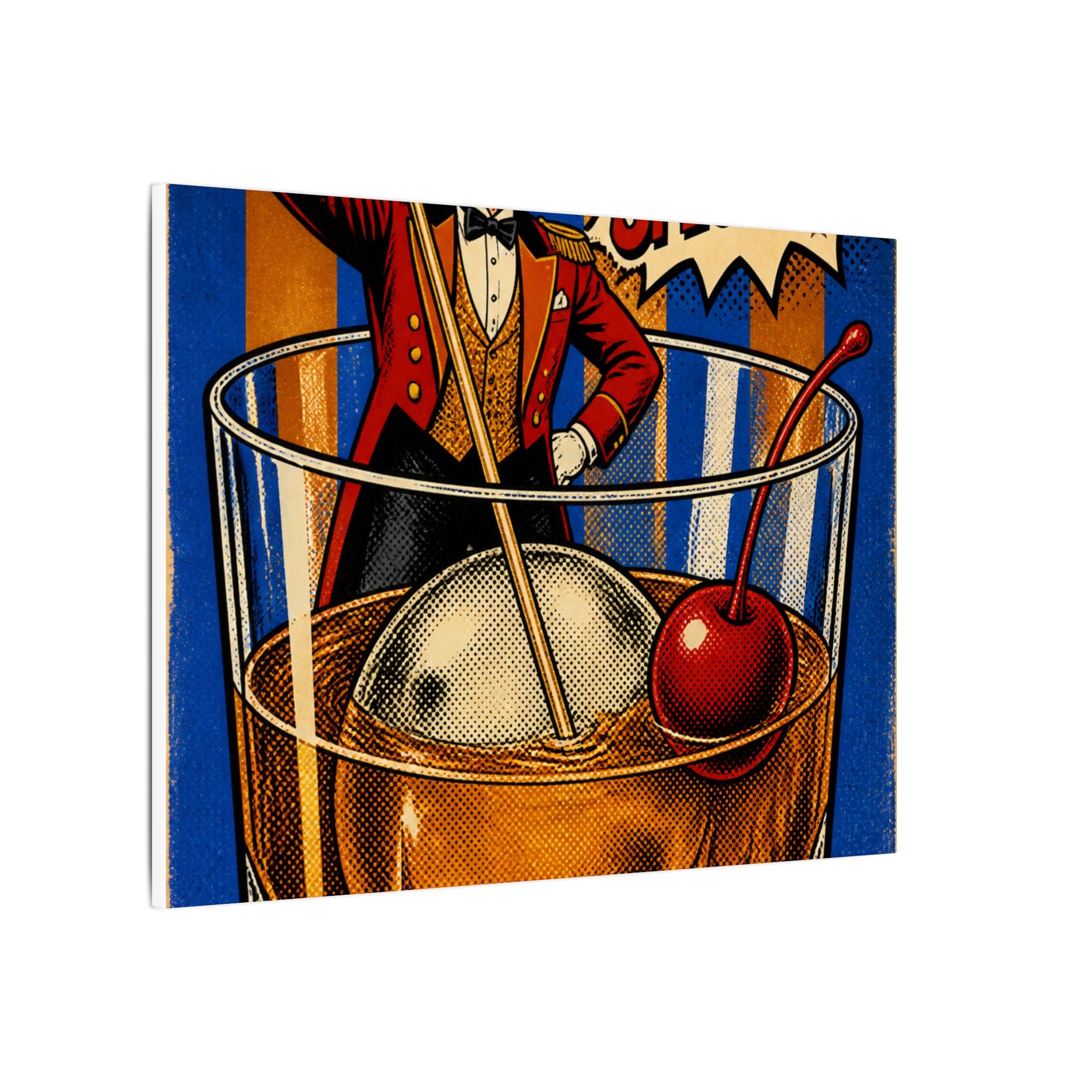 Old Fashioned Ringmaster Wall Art Canvas 16×20 Pop Art Living Room Decor Maximalist Print
