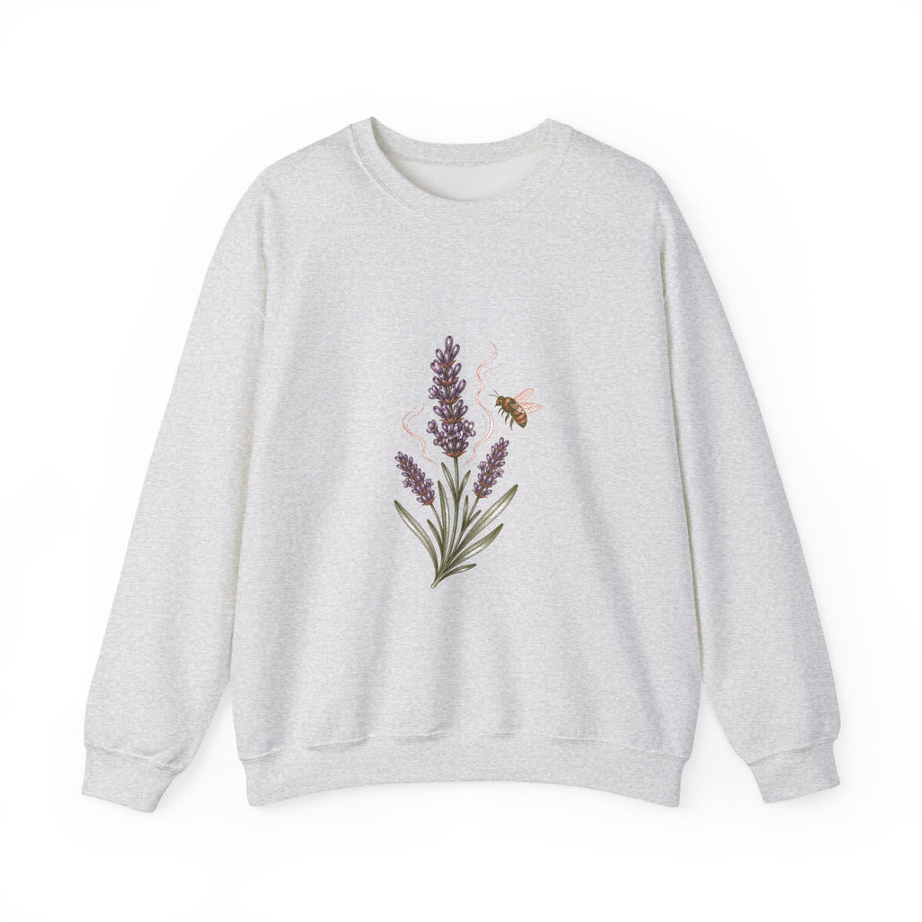Matching Couple Sweatshirt - Lavender & Thistle Matching Couple Crewneck Sweatshirt Hand-Drawn Art His Hers Best Friend Gift - Design A