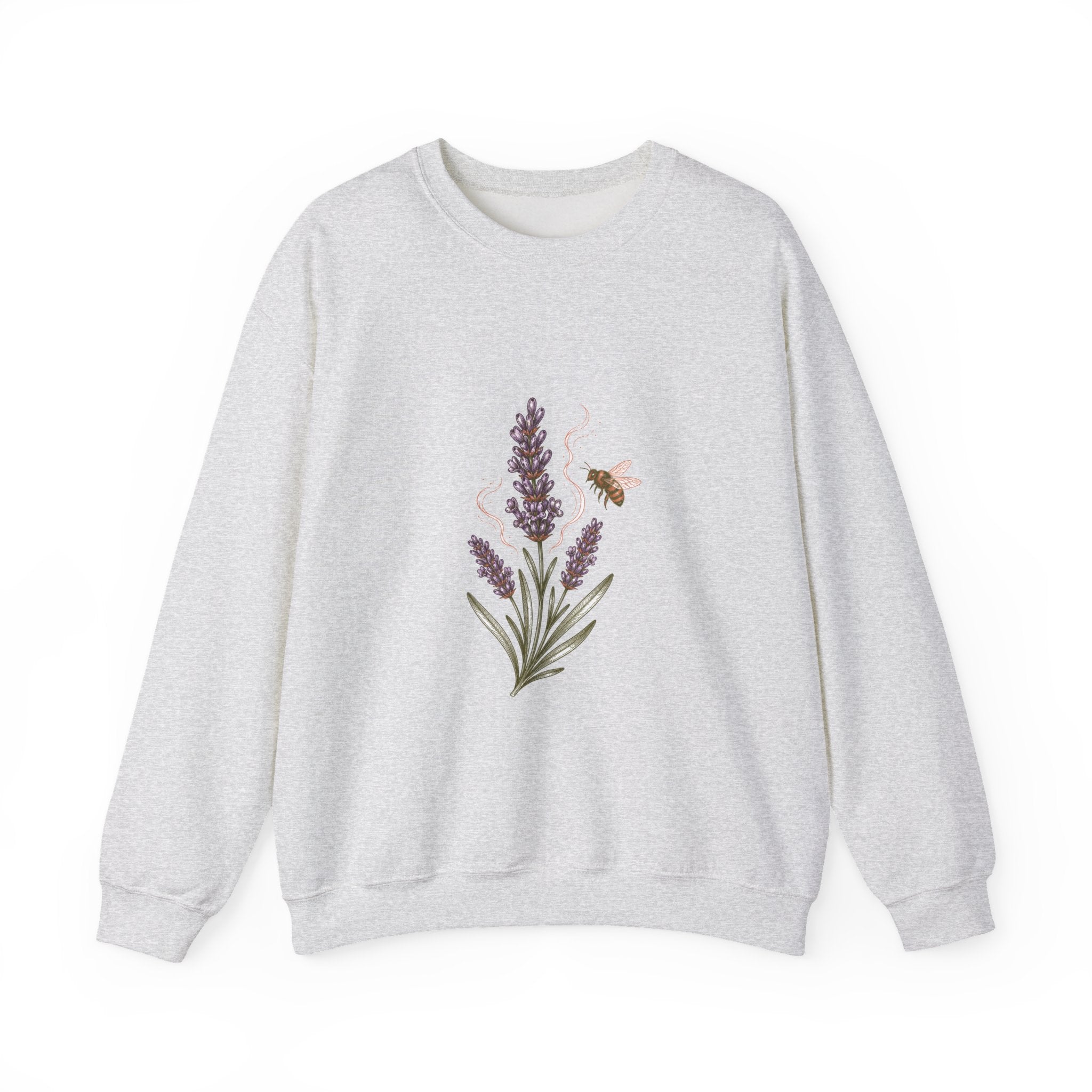 Matching Couple Sweatshirt - Lavender & Thistle Matching Couple Crewneck Sweatshirt Hand-Drawn Art His Hers Best Friend Gift - Design A