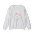 Matching Couple Sweatshirt - Mountain & Ocean Matching Couple Comfort Colors Crew Minimalist Art His Hers Christmas Gift - Design B