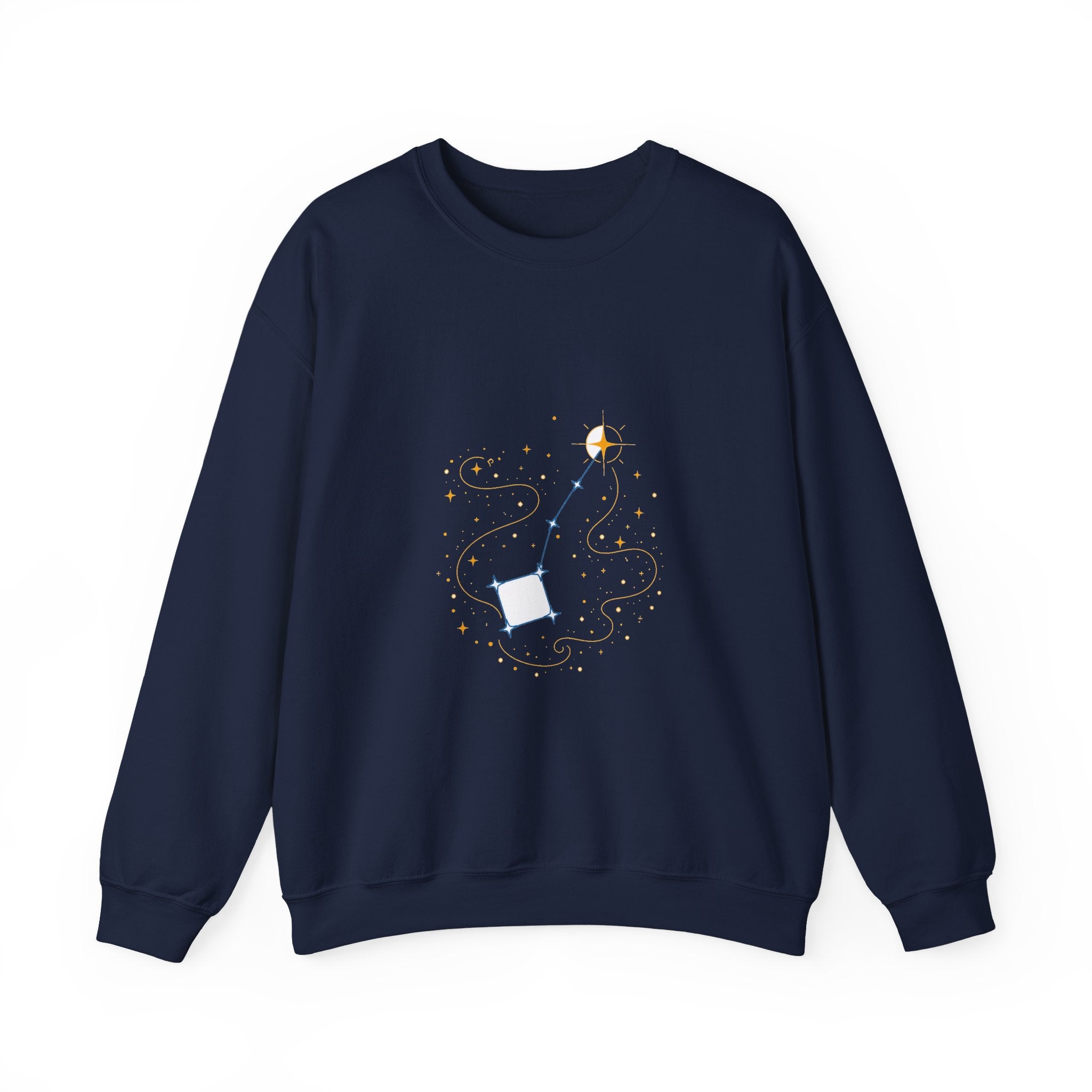 Matching Couple Sweatshirt - Big & Little Dipper Matching Couple Crewneck Sweatshirt Minimalist Art His Hers Valentine Gift - Design B