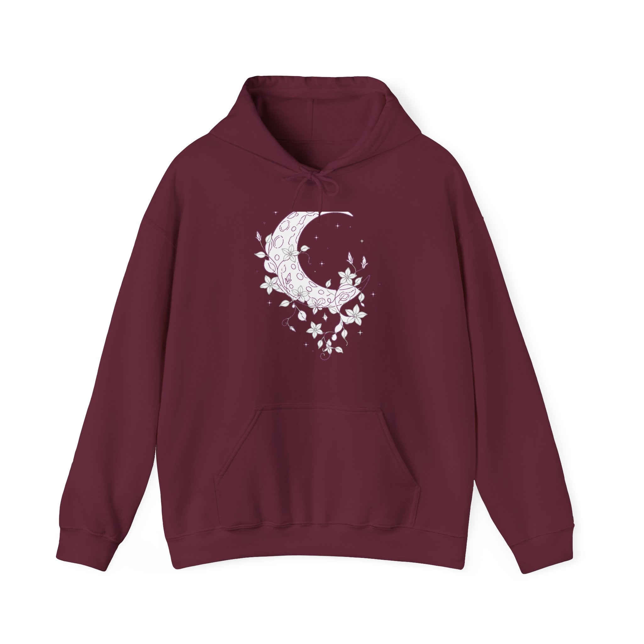 Matching Couple Sweatshirt - Sun & Moon Matching Couple Hooded Sweatshirt Minimalist Art His Hers Valentine Gift - Design A