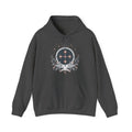 Matching Couple Sweatshirt - Aurora & Southern Cross Matching Couple Hooded Sweatshirt Vintage Art His Hers Wedding Gift - Design B