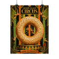 Donut Circus Ring Wall Art Poster 18×24 Art Deco Entryway Decor Maximalist Print