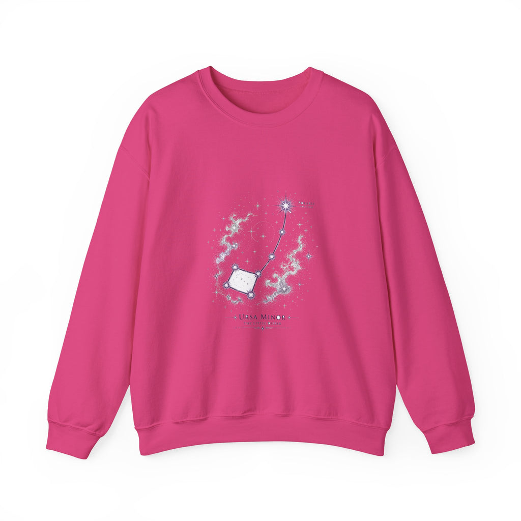 Matching Couple Sweatshirt - Big & Little Dipper Matching Couple Comfort Colors Crew Hand-Drawn Art His Hers Anniversary Gift - Design B