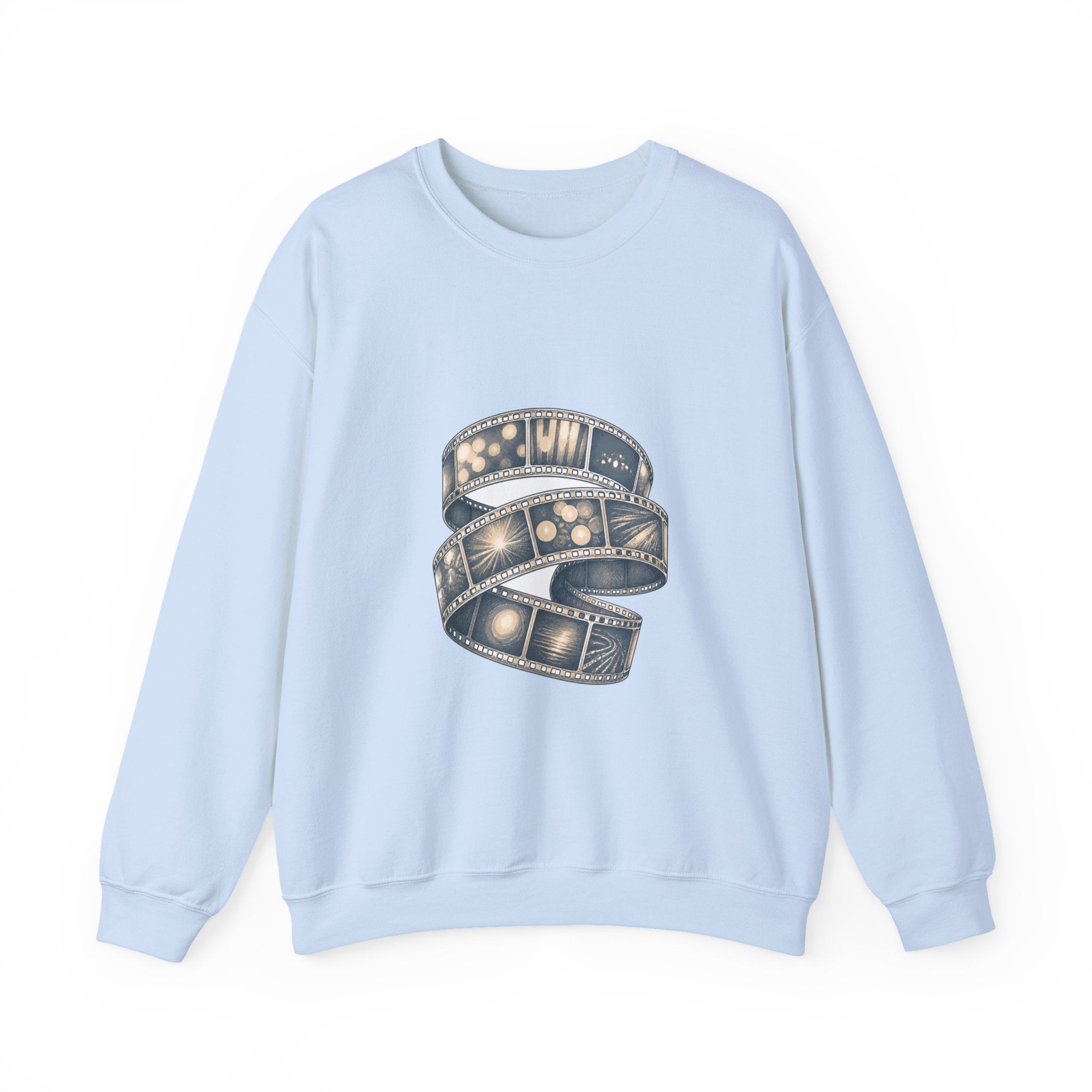 Matching Couple Sweatshirt - Camera & Film Matching Couple Premium Fleece Sweatshirt Hand-Drawn Art His Hers Anniversary Gift - Design B