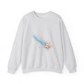 Matching Couple Sweatshirt - Shooting Star & North Star Matching Couple Premium Fleece Sweatshirt Hand-Drawn Art His Hers Anniversary Gift - Design A