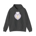 Matching Couple Sweatshirt - Key & Lock Matching Couple Hooded Sweatshirt Minimalist Art His Hers Valentine Gift - Design B