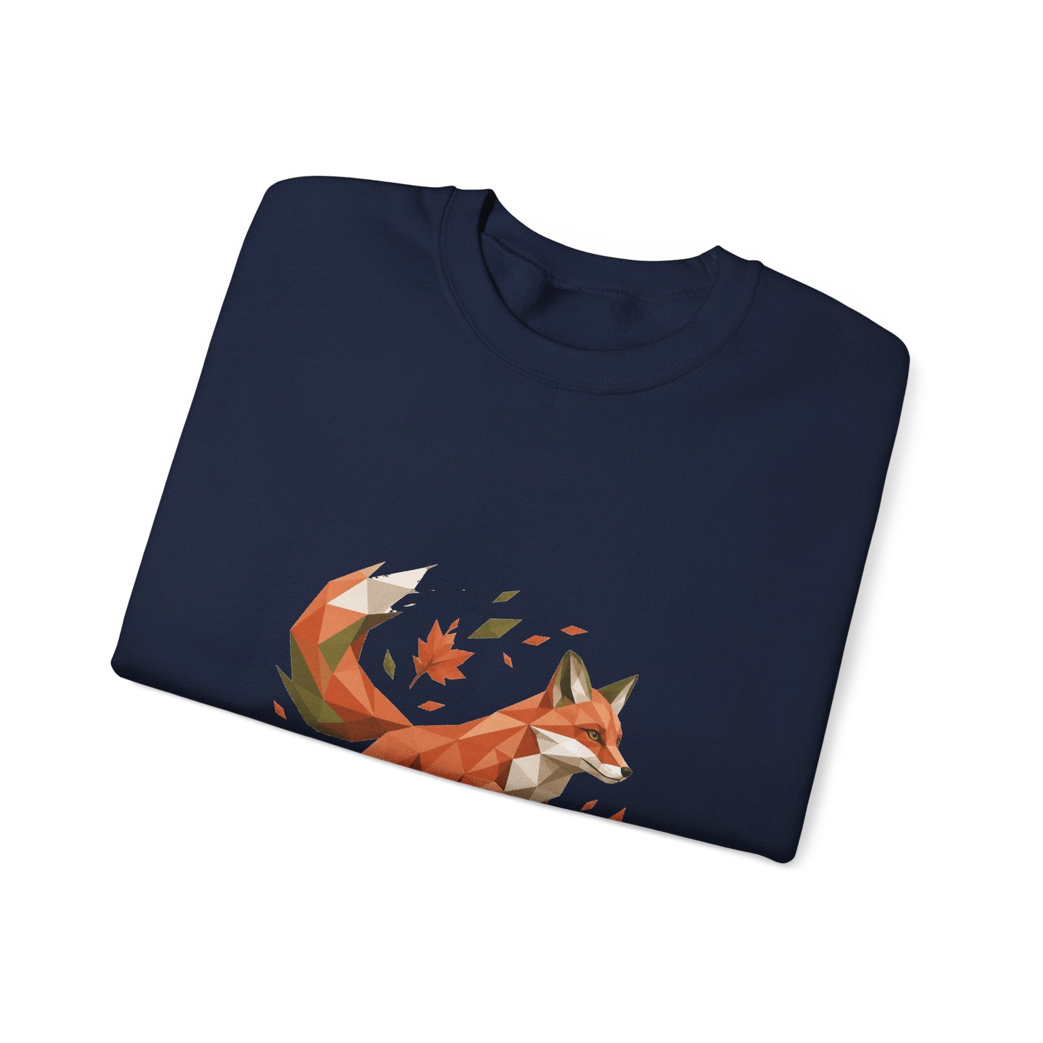 Matching Couple Sweatshirt - Fox & Rabbit Matching Couple Comfort Colors Crew Geometric Art His Hers Love Gift - Design A