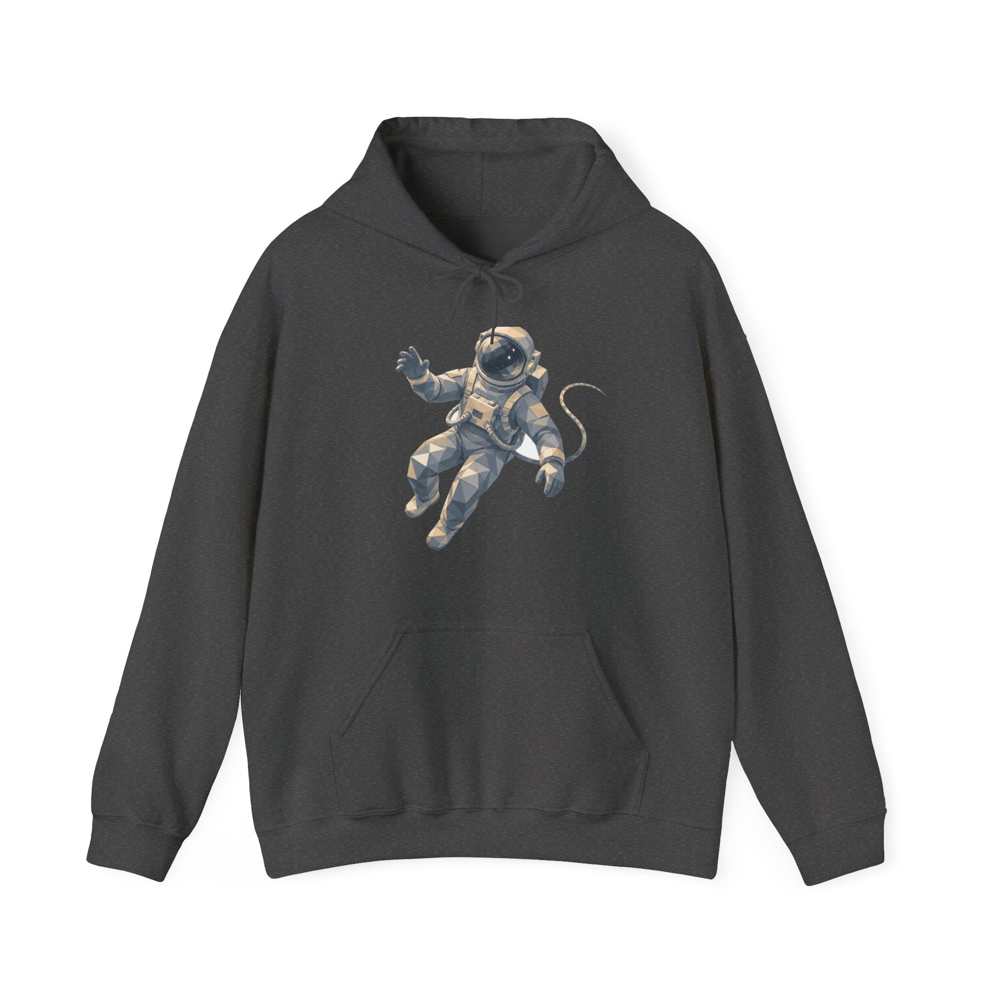 Matching Couple Sweatshirt - Astronaut & Planet Matching Couple Hooded Sweatshirt Geometric Art His Hers Couple Gift - Design A