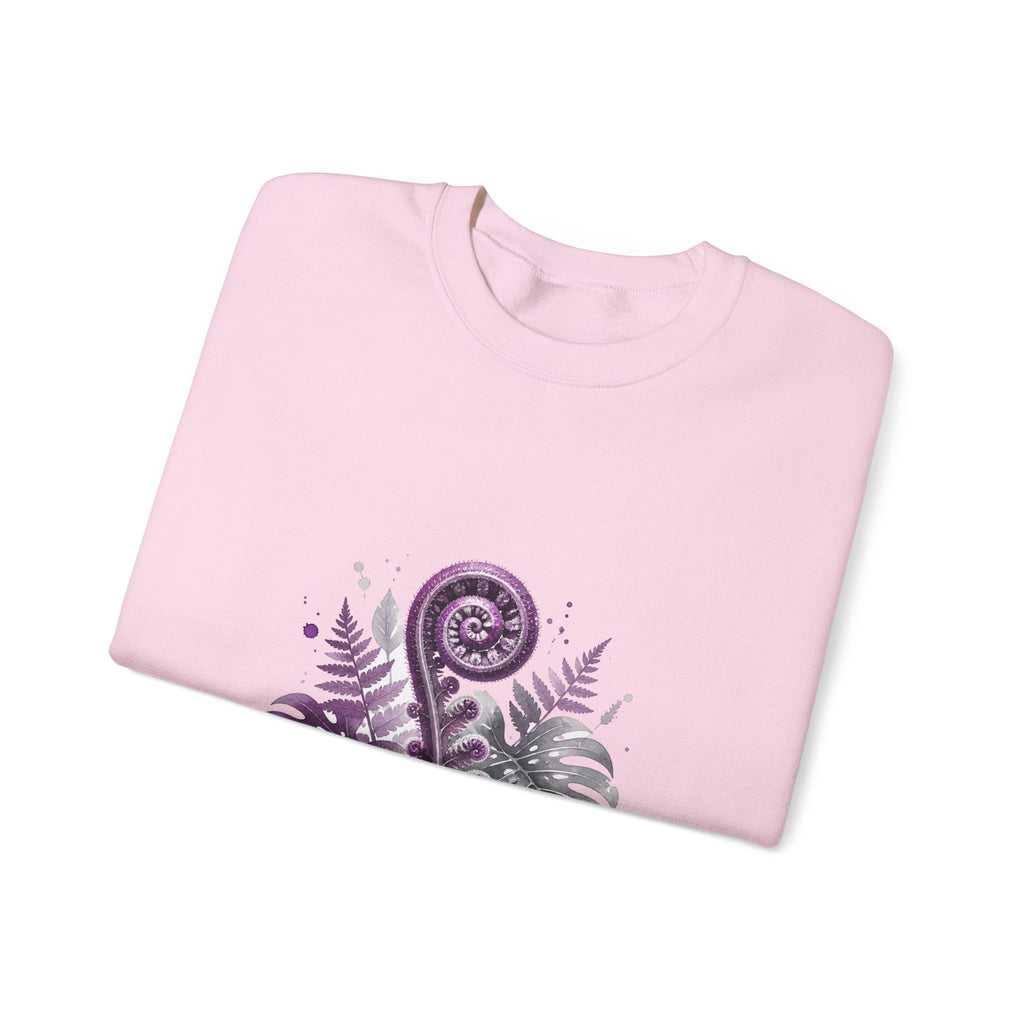 Matching Couple Sweatshirt - Desert & Rainforest Matching Couple Comfort Colors Crew Watercolor Art His Hers Birthday Gift - Design B