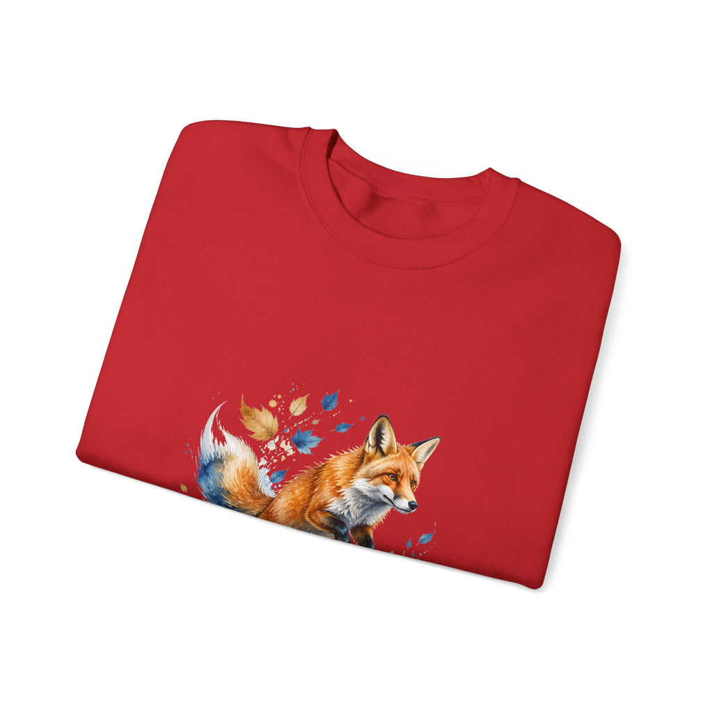 Matching Couple Sweatshirt - Fox & Rabbit Matching Couple Premium Fleece Sweatshirt Watercolor Art His Hers Birthday Gift - Design A