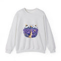 Matching Couple Sweatshirt - Lavender Fields & Canyon Matching Couple Comfort Colors Crew Geometric Art His Hers Love Gift - Design A