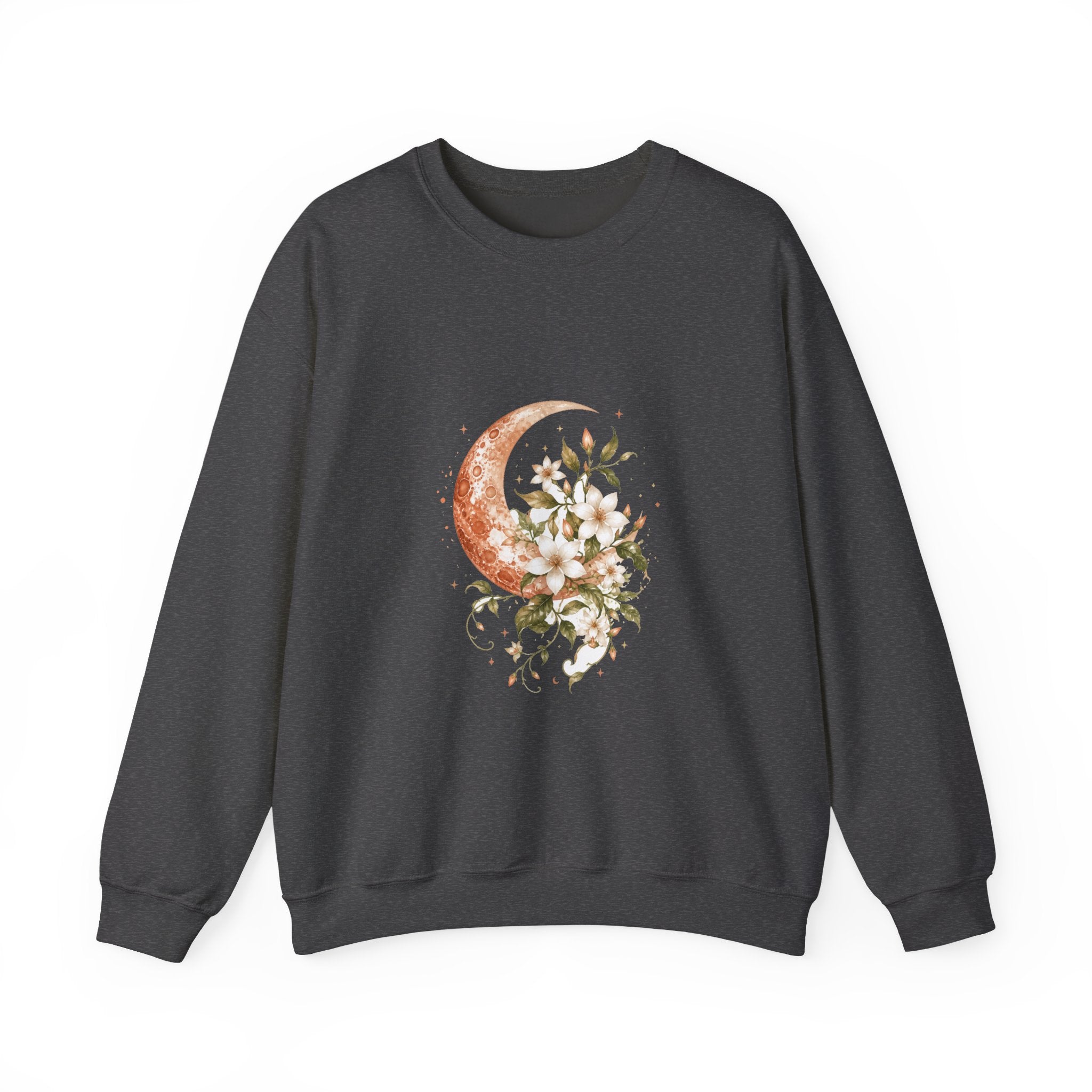 Matching Couple Sweatshirt - Sun & Moon Matching Couple Comfort Colors Crew Watercolor Art His Hers Birthday Gift - Design A
