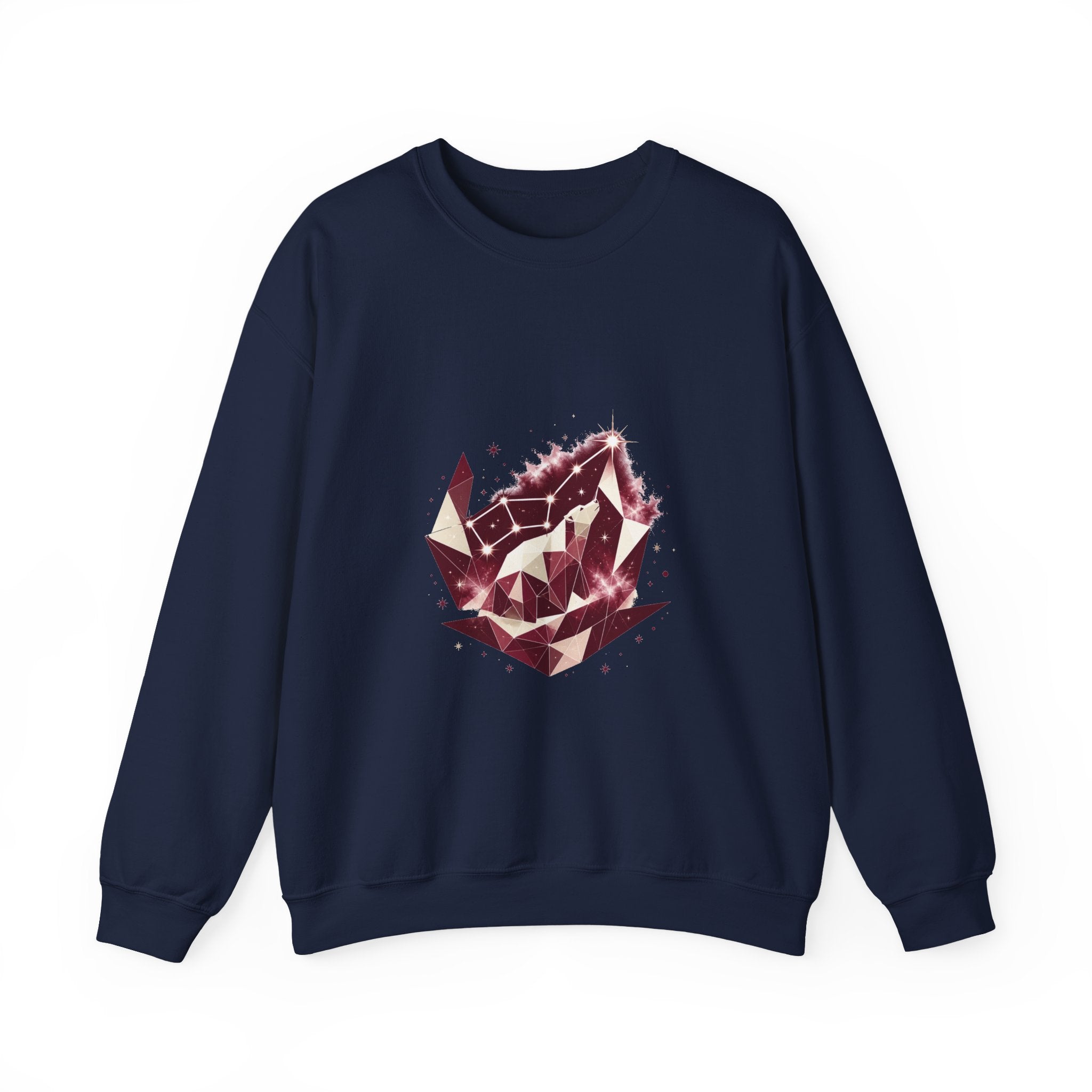Matching Couple Sweatshirt - Big & Little Dipper Matching Couple Comfort Colors Crew Geometric Art His Hers Love Gift - Design B