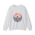 Matching Couple Sweatshirt - Sunrise & Sunset Matching Couple Crewneck Sweatshirt Vintage Art His Hers Wedding Gift - Design B
