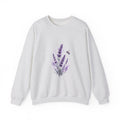 Matching Couple Sweatshirt - Lavender & Thistle Matching Couple Comfort Colors Crew Watercolor Art His Hers Birthday Gift - Design A