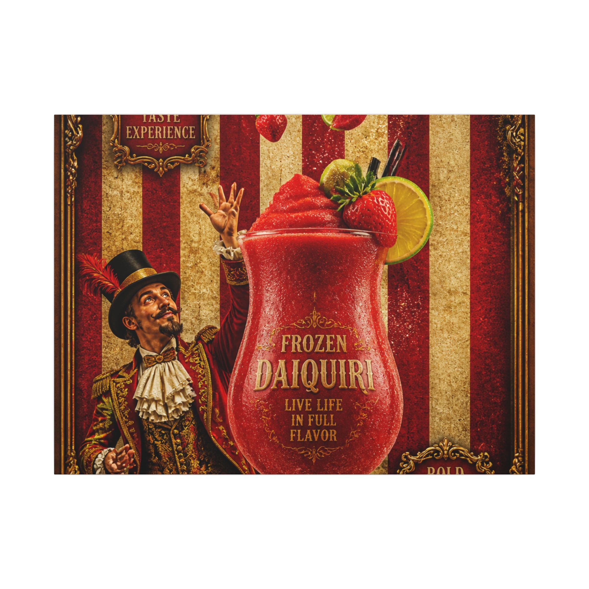 Daiquiri Fruit Juggler Wall Art Canvas 24×36 Baroque Studio Decor Maximalist Print