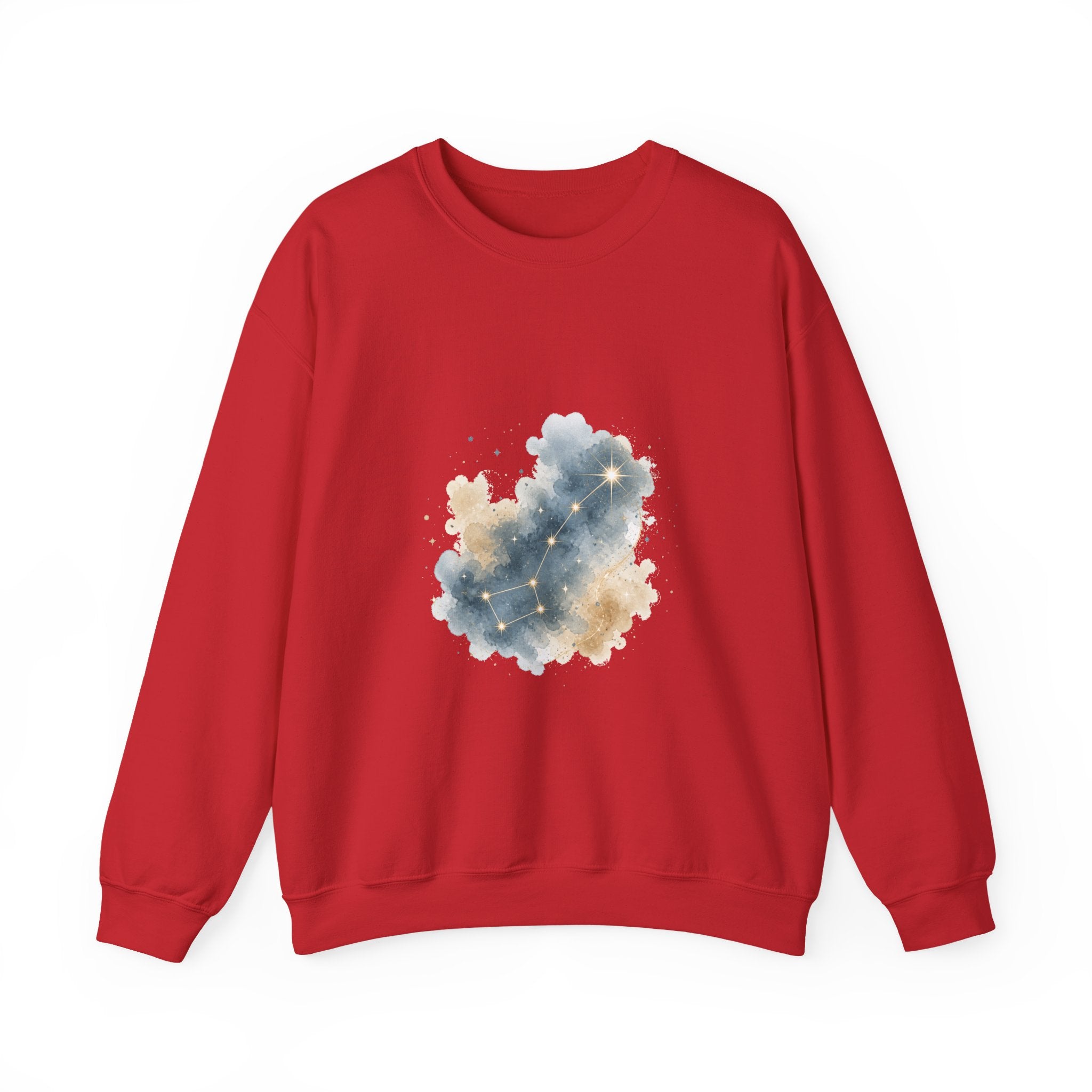 Matching Couple Sweatshirt - Big & Little Dipper Matching Couple Premium Fleece Sweatshirt Watercolor Art His Hers Birthday Gift - Design B