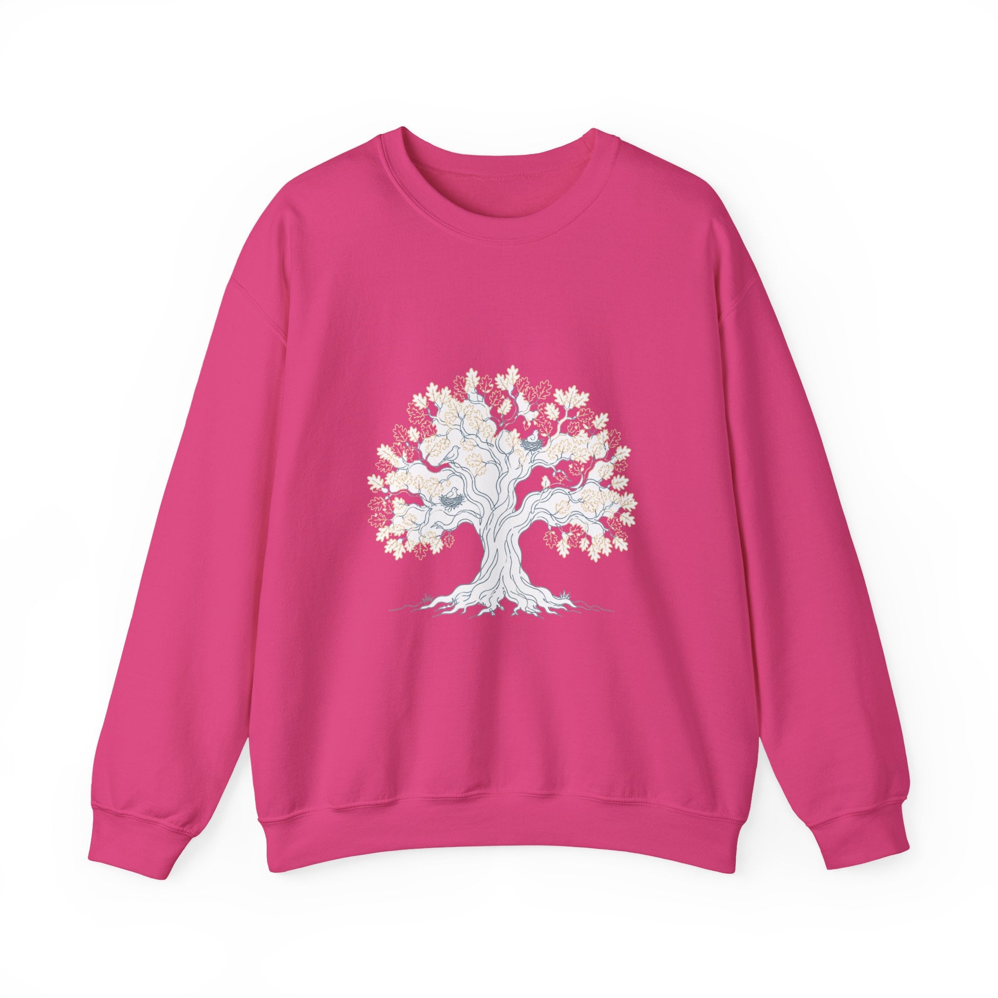 Matching Couple Sweatshirt - Ancient Oak & Deep Roots Matching Couple Premium Fleece Sweatshirt Minimalist Art His Hers Christmas Gift - Design A