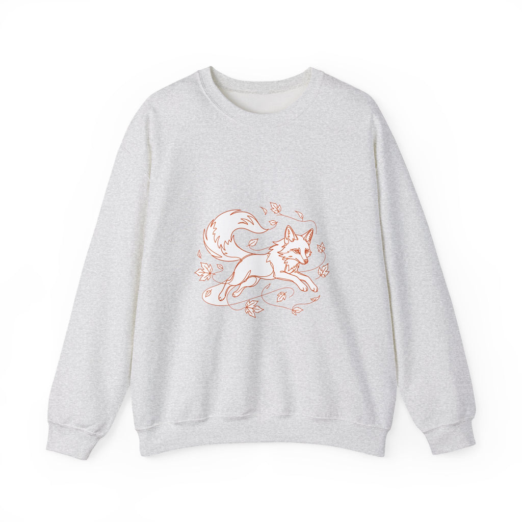Matching Couple Sweatshirt - Fox & Rabbit Matching Couple Comfort Colors Crew Minimalist Art His Hers Christmas Gift - Design A