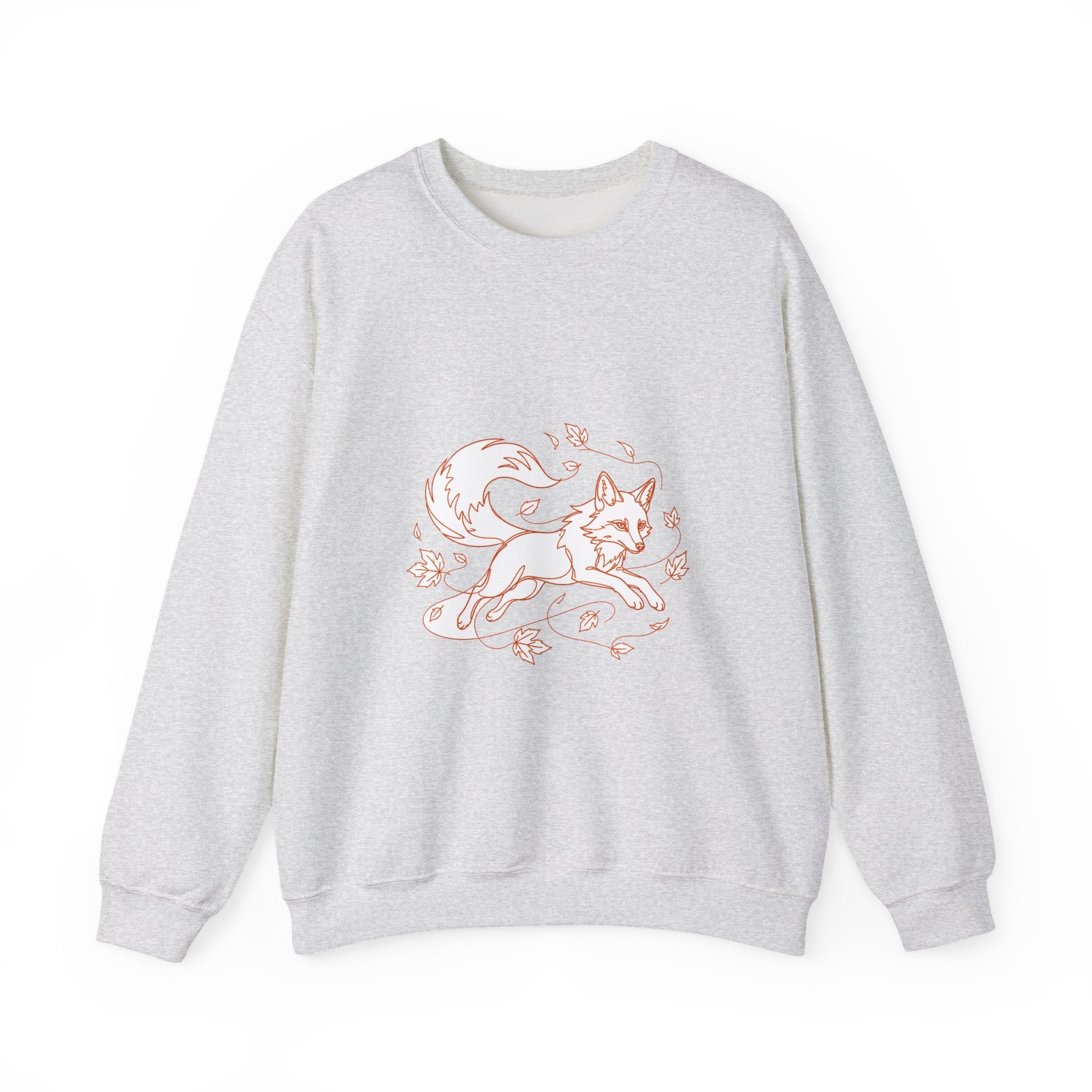 Matching Couple Sweatshirt - Fox & Rabbit Matching Couple Comfort Colors Crew Minimalist Art His Hers Christmas Gift - Design A