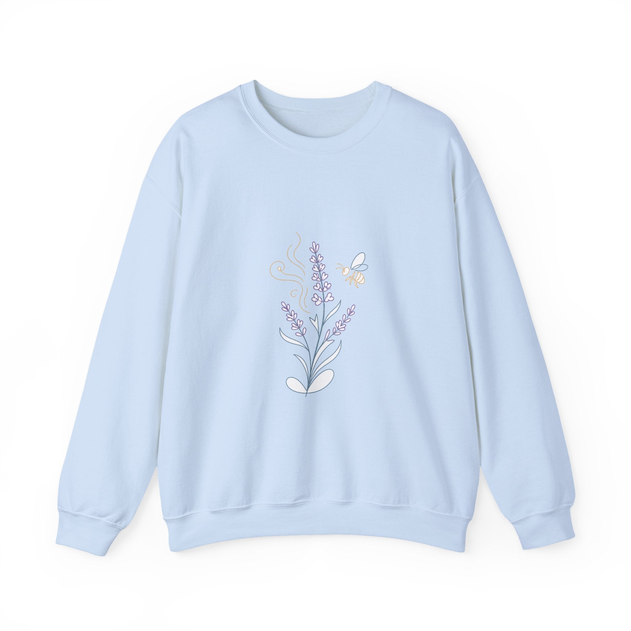 Matching Couple Sweatshirt - Lavender & Thistle Matching Couple Premium Fleece Sweatshirt Minimalist Art His Hers Christmas Gift - Design A