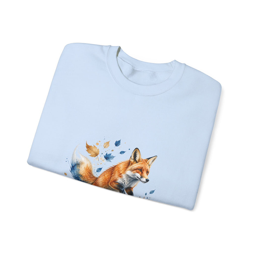 Matching Couple Sweatshirt - Fox & Rabbit Matching Couple Premium Fleece Sweatshirt Watercolor Art His Hers Birthday Gift - Design A