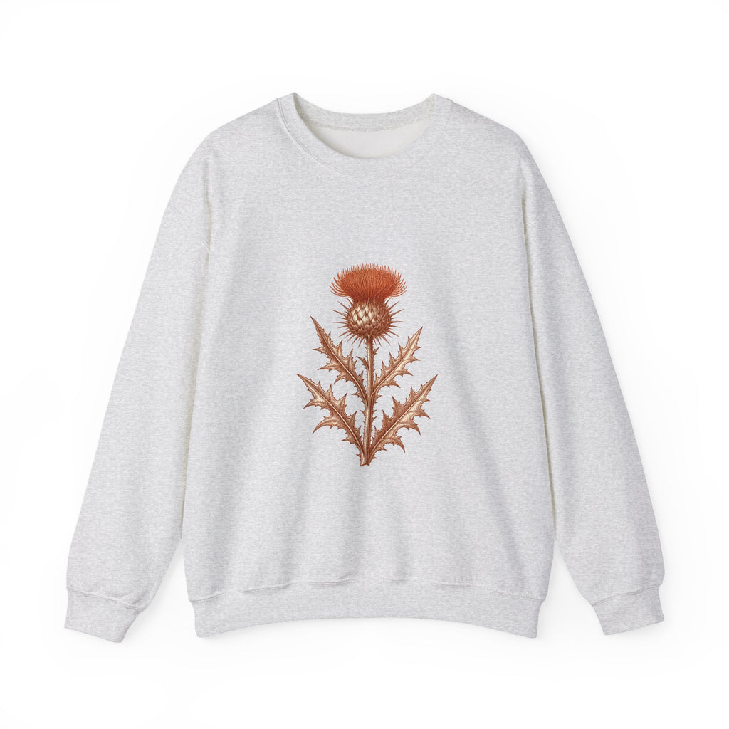 Matching Couple Sweatshirt - Lavender & Thistle Matching Couple Crewneck Sweatshirt Vintage Art His Hers Wedding Gift - Design B
