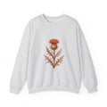 Matching Couple Sweatshirt - Lavender & Thistle Matching Couple Crewneck Sweatshirt Vintage Art His Hers Wedding Gift - Design B